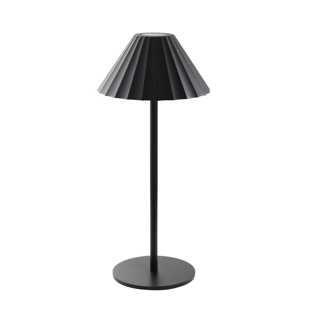 Giada table lamp by Renwil, zinc alloy and stainless steel, matte black finish