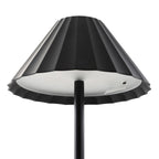 Giada table lamp by Renwil, zinc alloy and stainless steel, matte black finish