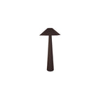 Gigi floor lamp by Moe's Home Collection, dark brown ceramic base, tapered shade