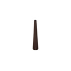 Gigi floor lamp by Moe's Home Collection, dark brown ceramic base, tapered shade