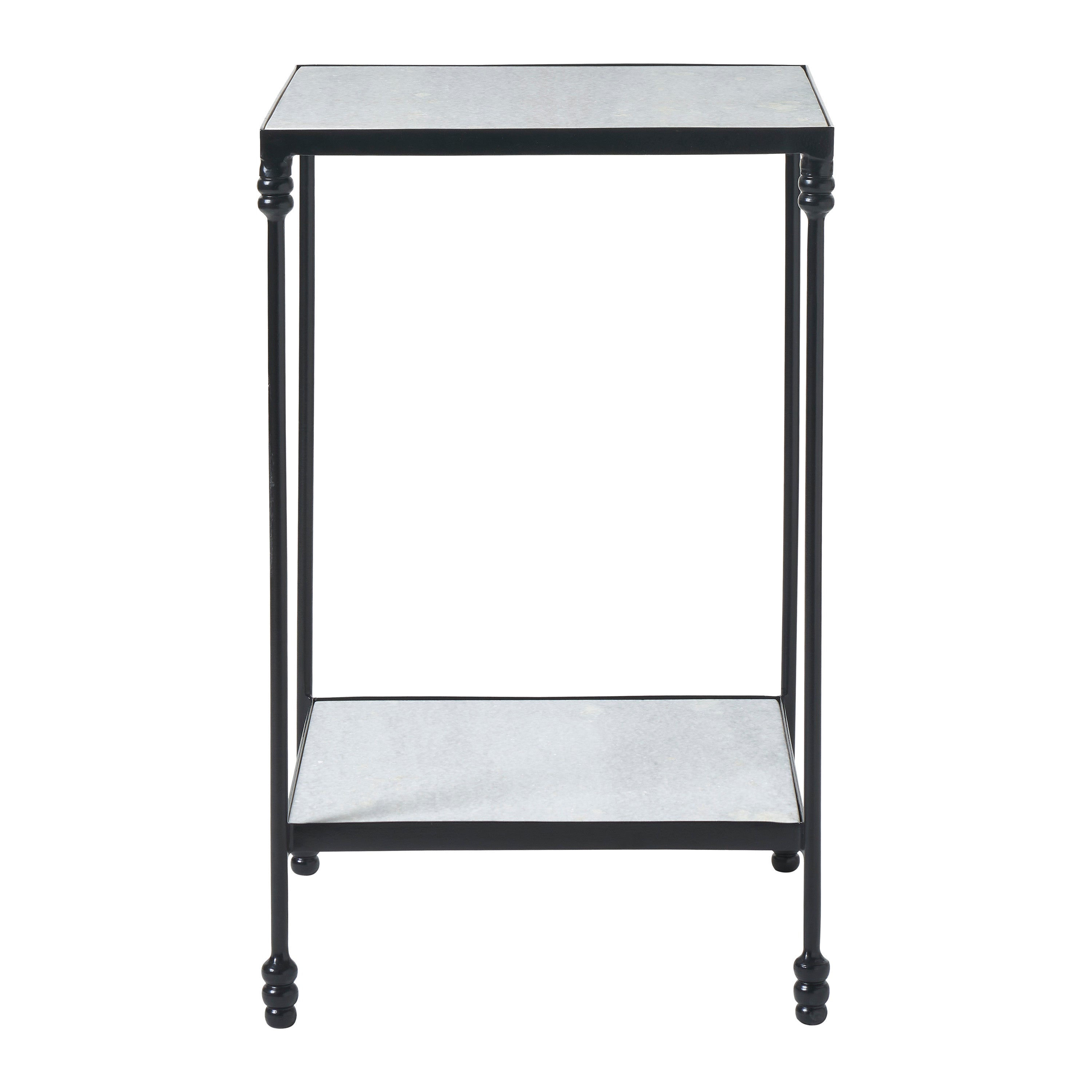 Giulia accent table by Renwil, iron, white finish