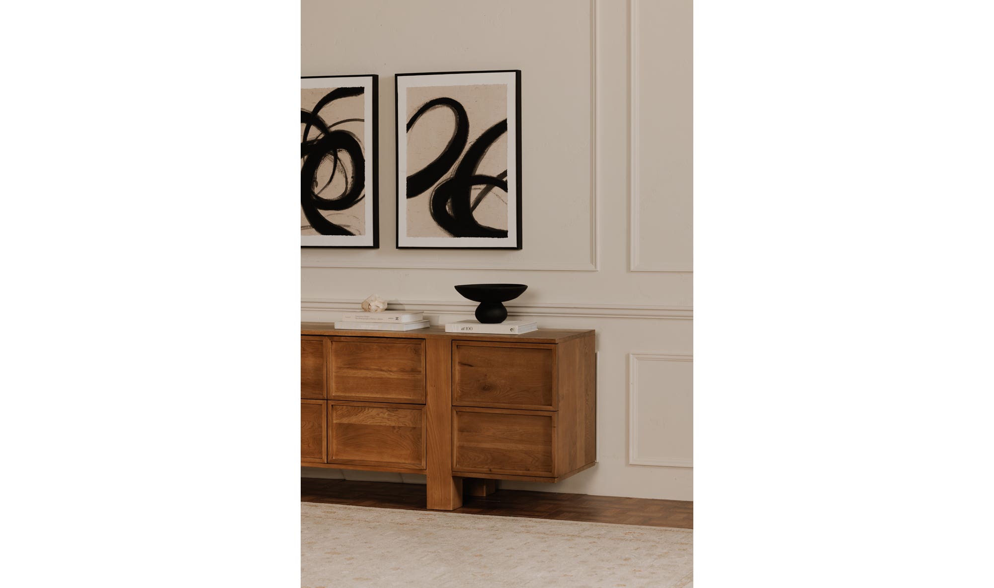 Black Terracotta Asha Decorative Bowl