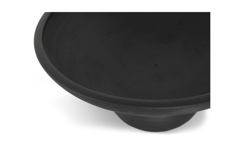 Black Terracotta Asha Decorative Bowl