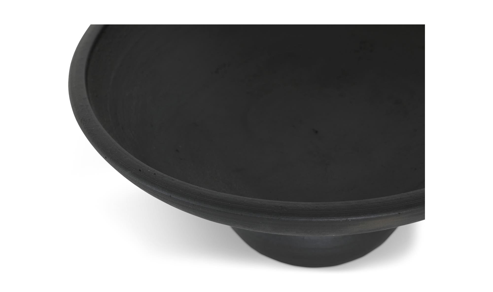 Black Terracotta Asha Decorative Bowl