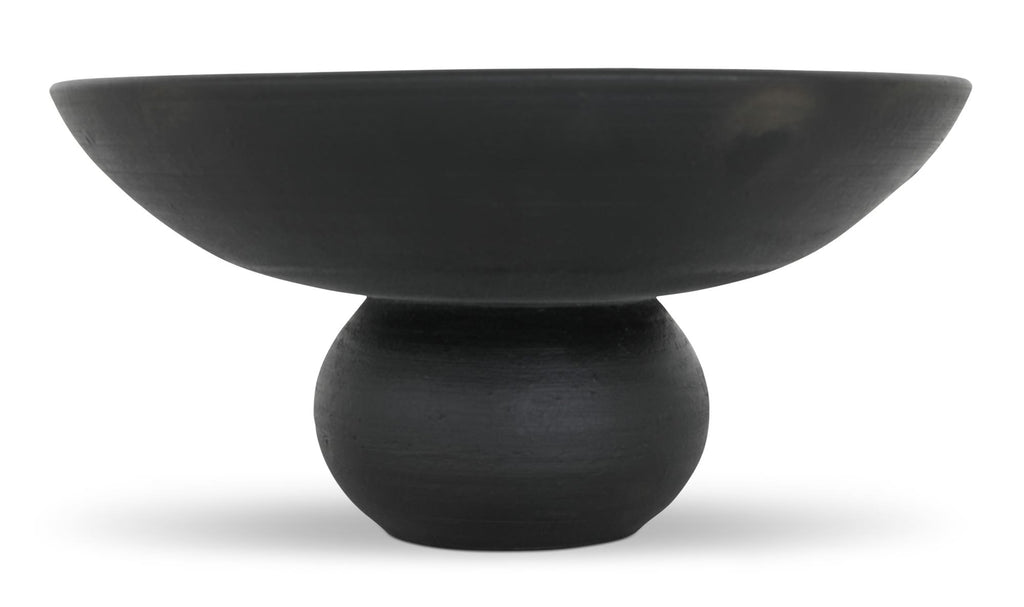 Black Terracotta Asha Decorative Bowl