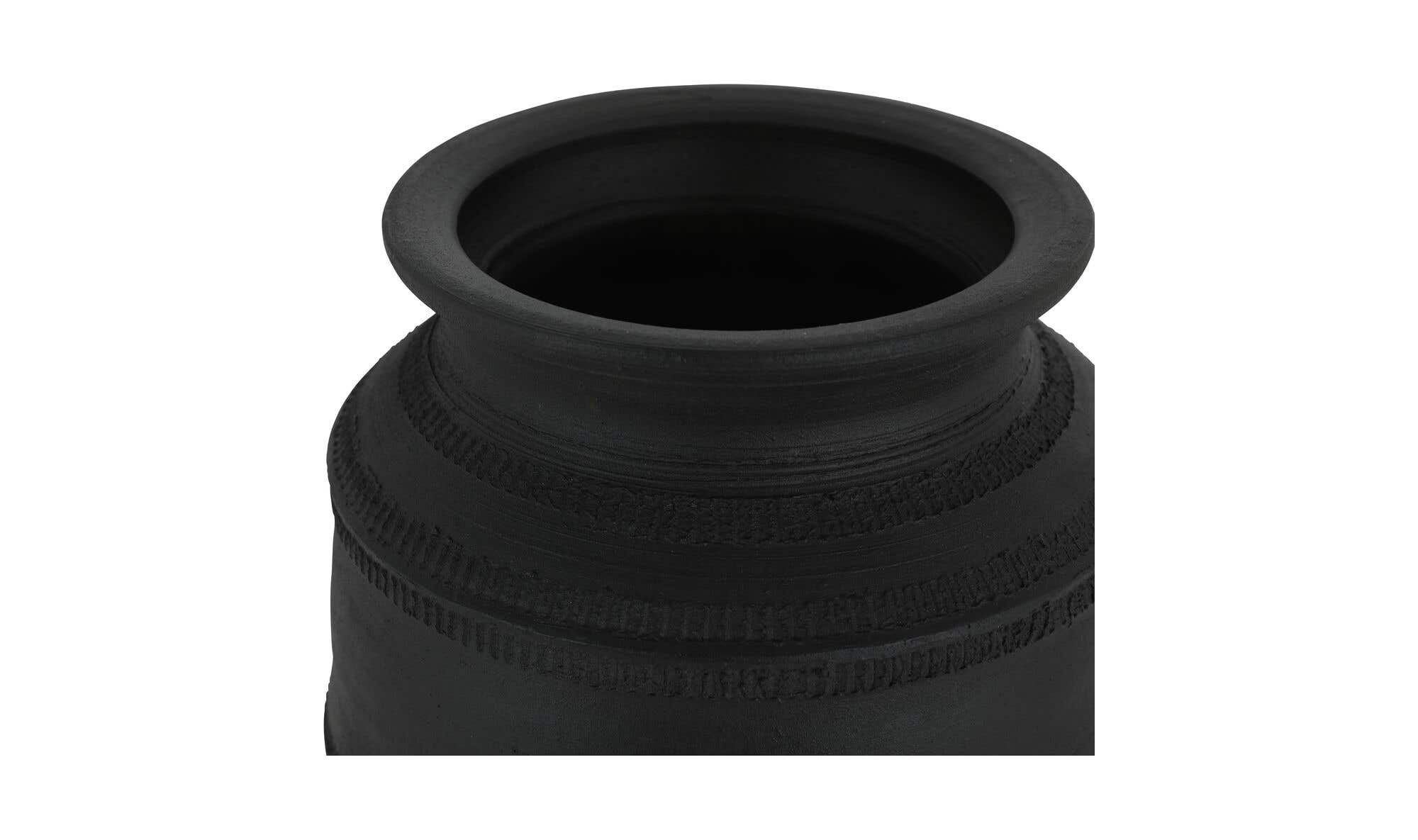 Black Terracotta Astra Vessel