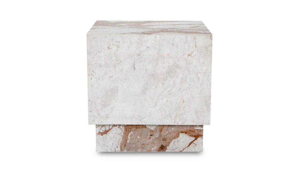 Marble Layla Side Table Breccia Marble