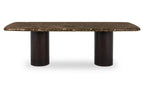 Daphne Dining Table Dark Emperador Marble