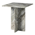 Grayson accent table by Renwil, sanwar marble, natural stone
