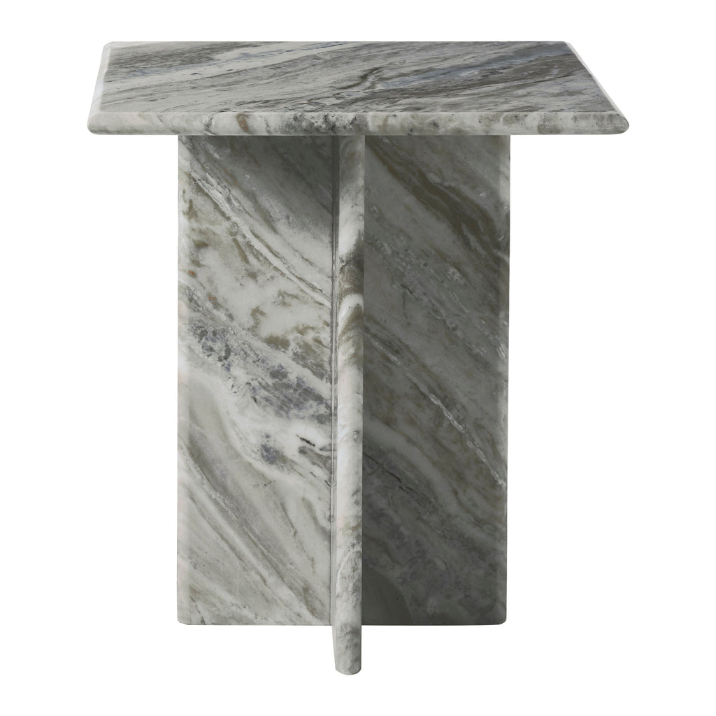 Grayson accent table by Renwil, sanwar marble, natural stone