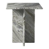 Grayson accent table by Renwil, sanwar marble, natural stone