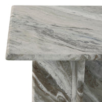 Grayson accent table by Renwil, sanwar marble, natural stone