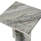 Grayson accent table by Renwil, sanwar marble, natural stone