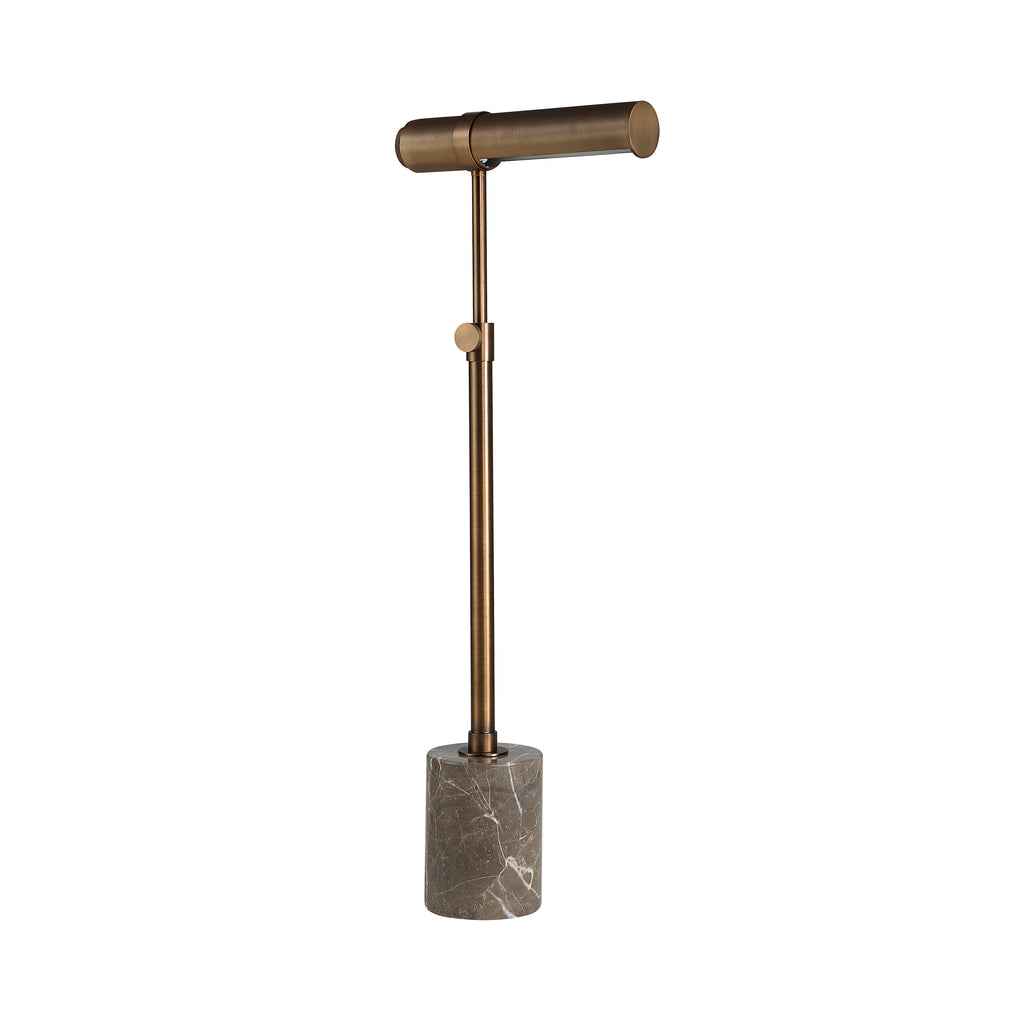 Gusle floor lamp by Renwil, iron, dark antique brushed bronze finish