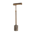 Gusle floor lamp by Renwil, iron, dark antique brushed bronze finish