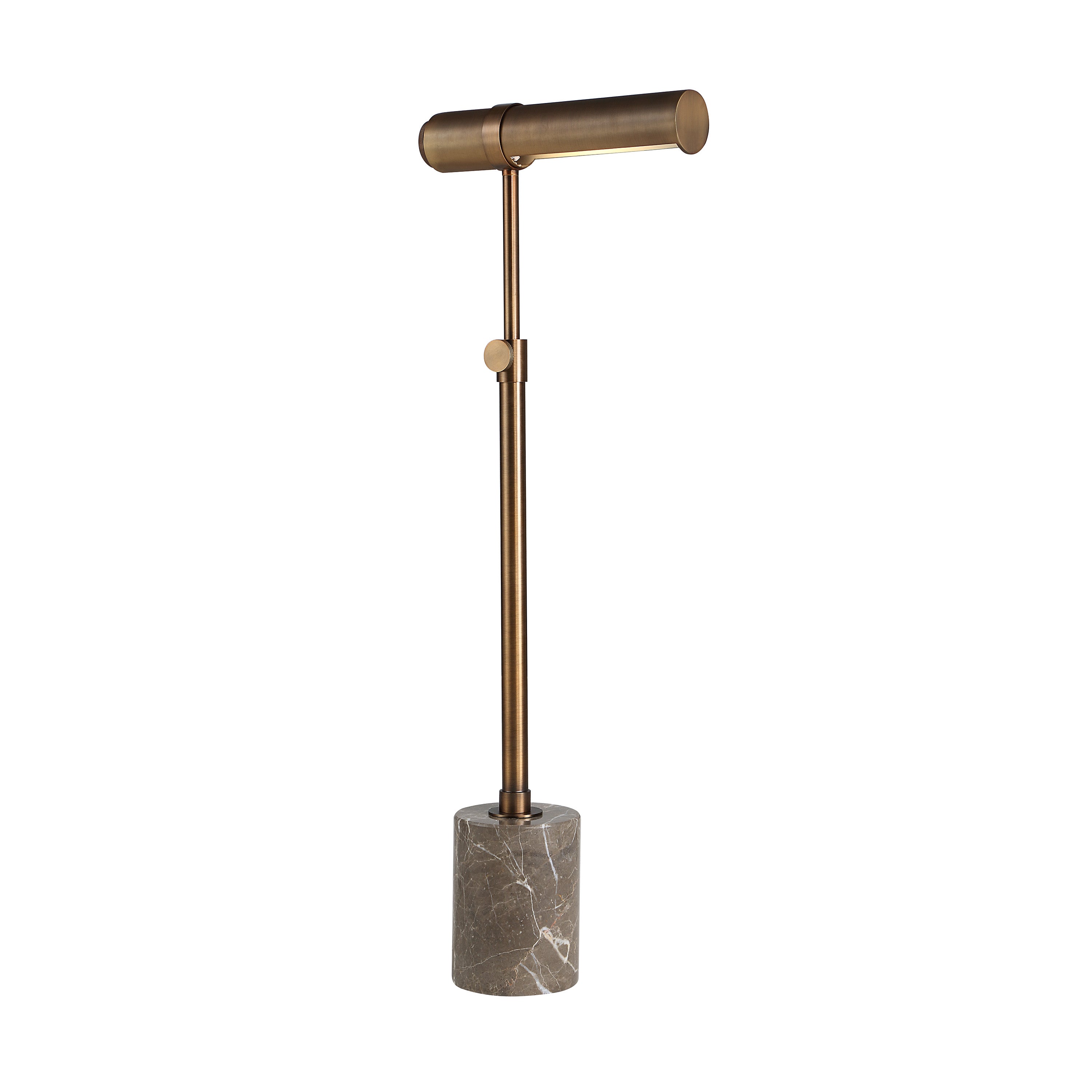 Gusle floor lamp by Renwil, iron, dark antique brushed bronze finish