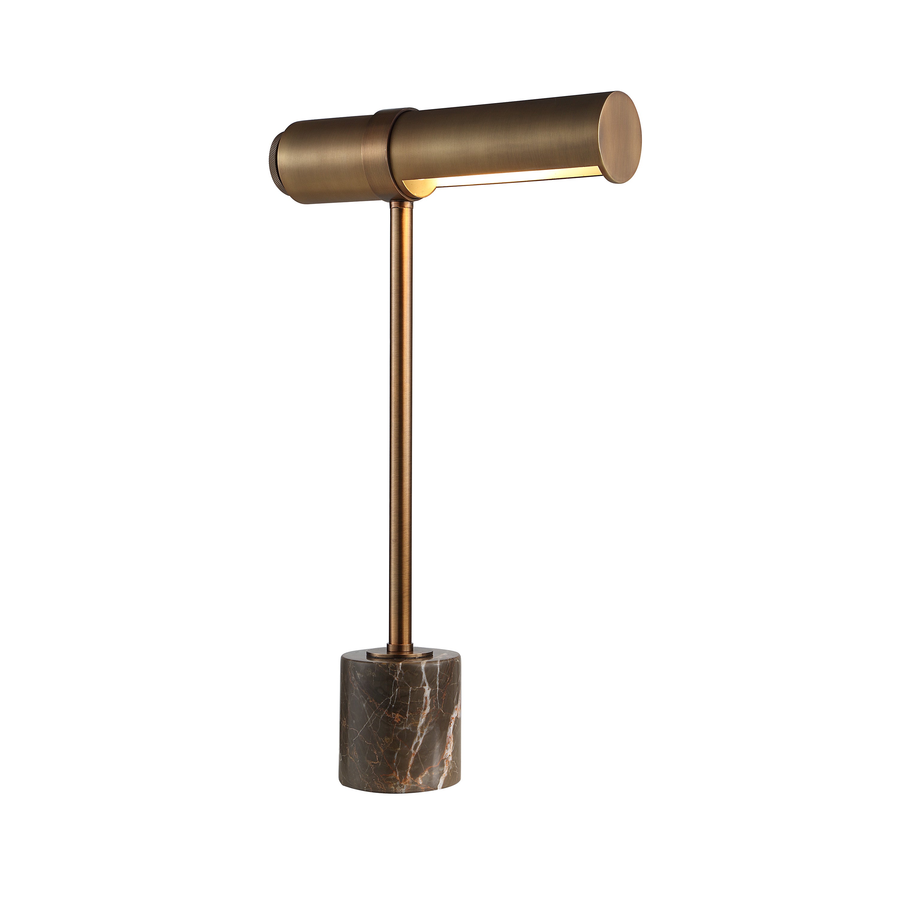 Gusle table lamp by Renwil, iron, dark antique brushed bronze finish