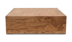 Nash Burl Coffee Table Honey Brown Burl front