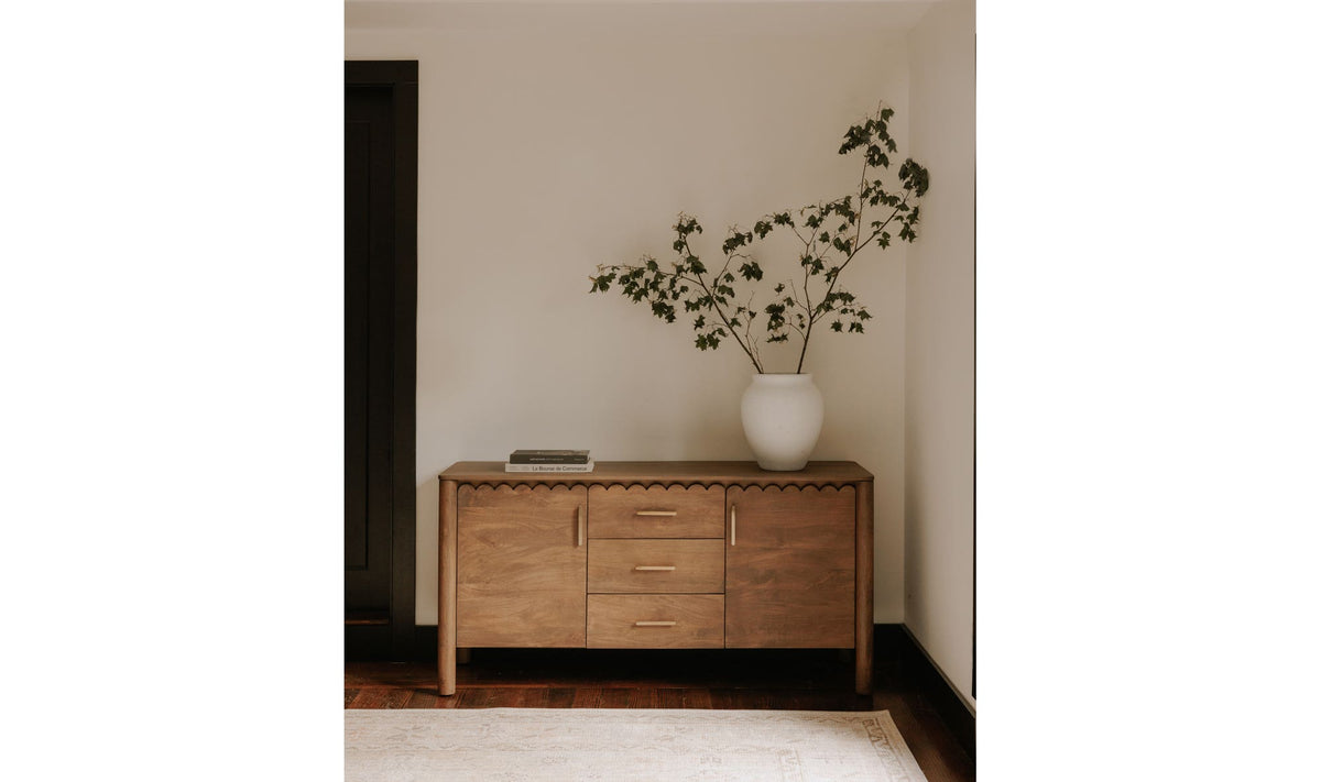 Wiley 3 Drawer Sideboard Vintage Brown view 9