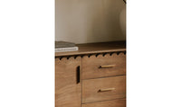 Wiley 3 Drawer Sideboard Vintage Brown view 10