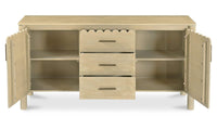 Wiley 3 Drawer Sideboard Natural view 3