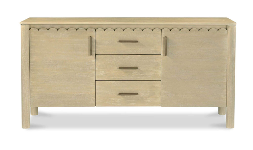 Wiley 3 Drawer Sideboard Natural front