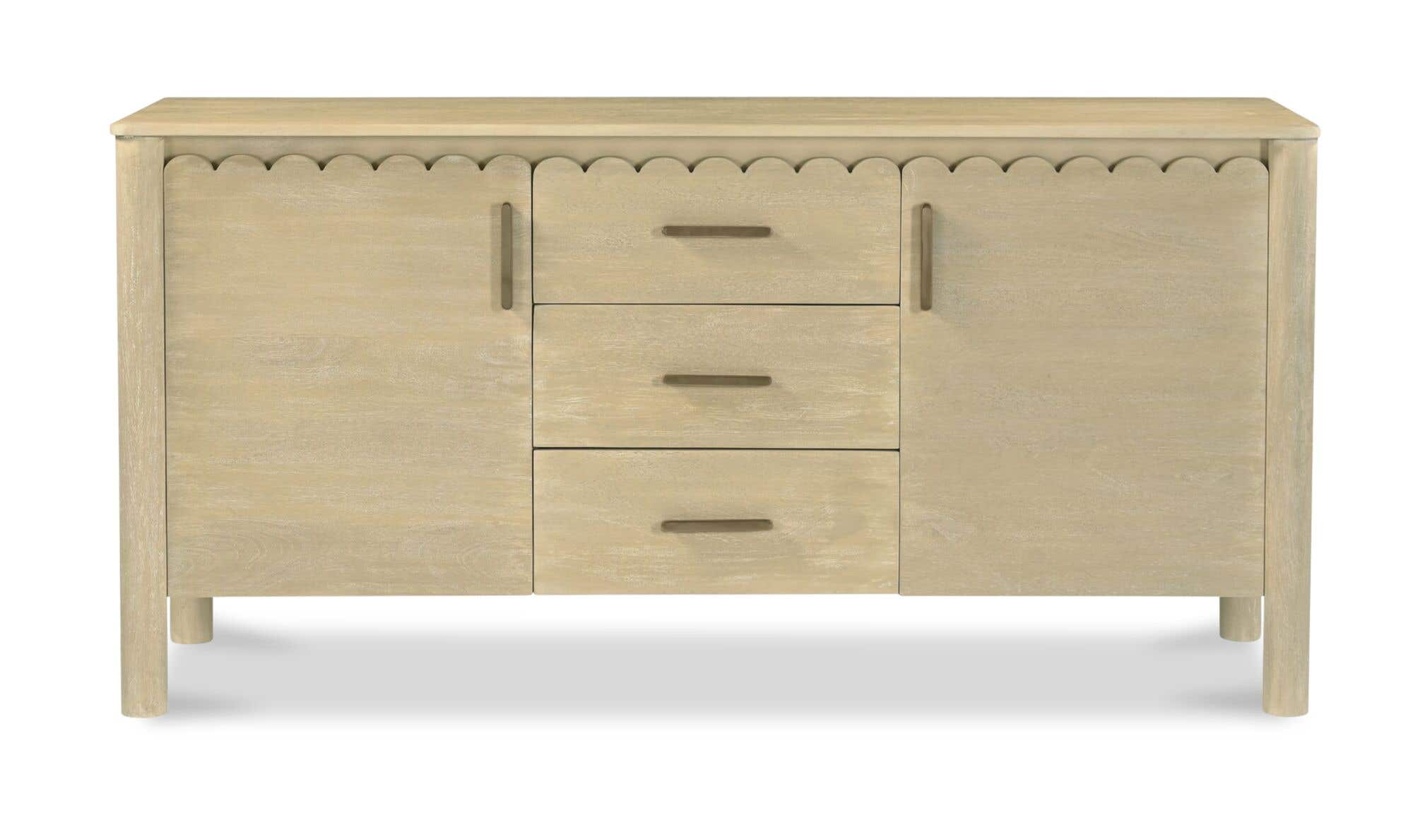 Wiley 3 Drawer Sideboard Natural front