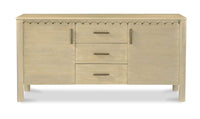 Wiley 3 Drawer Sideboard Natural front