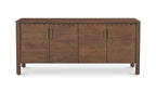 Wiley 4 Door Sideboard Vintage Brown front
