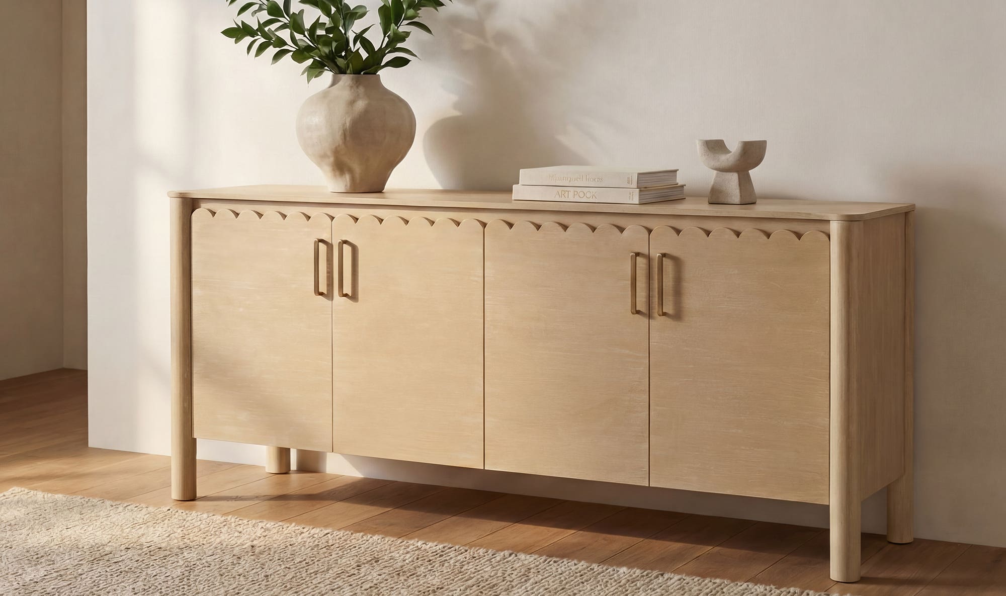 Wiley 4 Door Sideboard Natural view 2