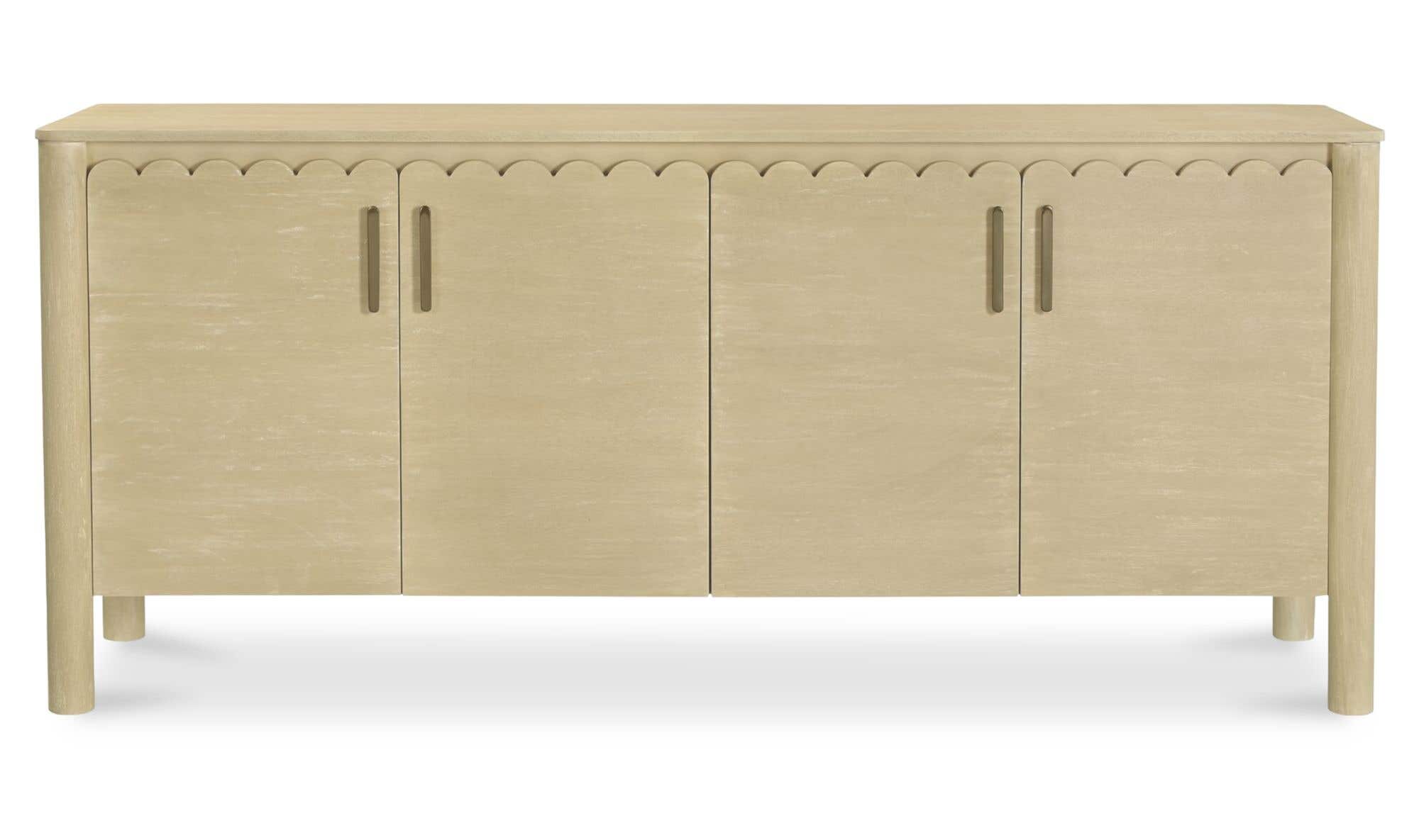 Wiley 4 Door Sideboard Natural front