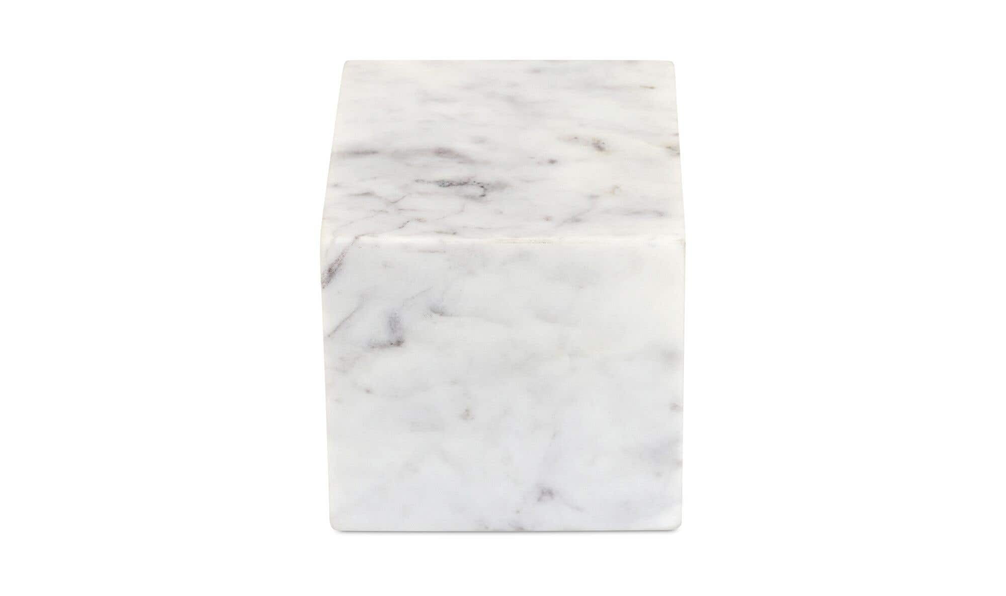 Banswara Marble Cora Cube Tabletop Accent