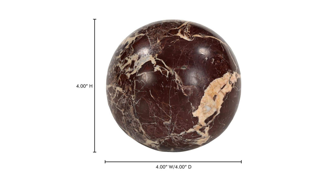 Marble Odessa Sphere Tabletop Accent