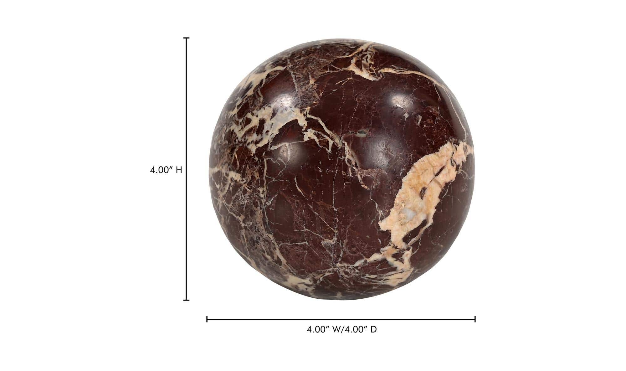 Marble Odessa Sphere Tabletop Accent