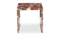 Marble Rosa Accent Table Rosso Levanto Marble