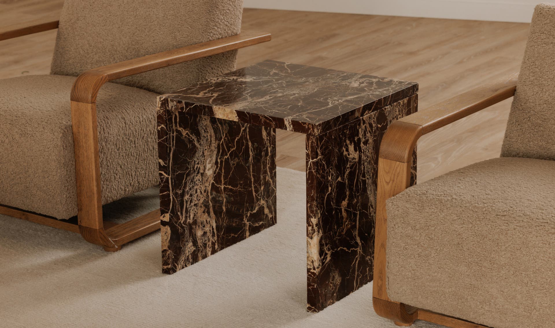 Marble Rosa Accent Table 2
