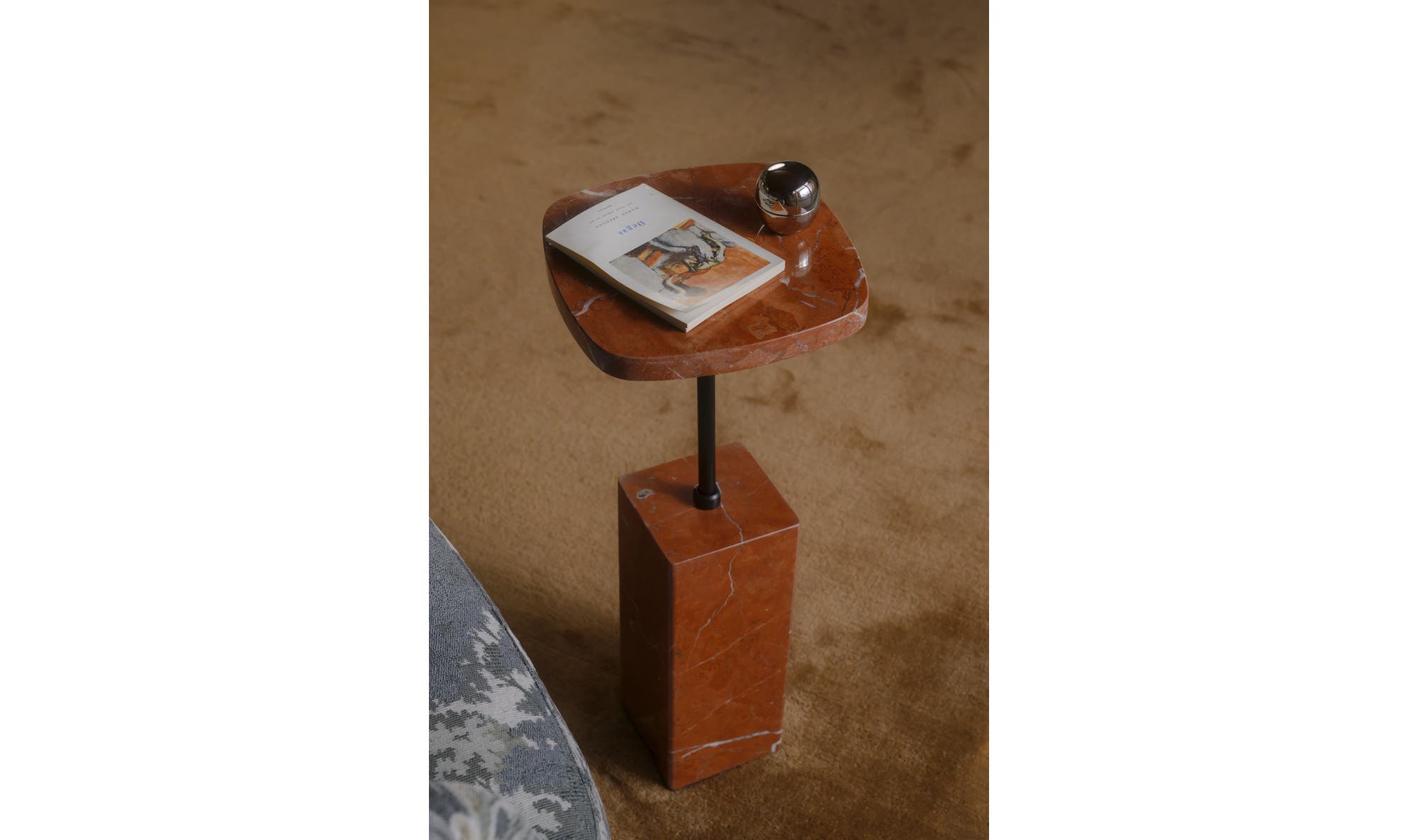 Stone-Top Caro Side Table