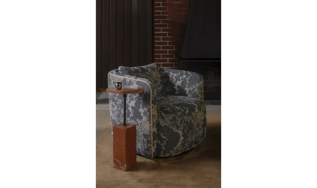 Stone-Top Caro Side Table