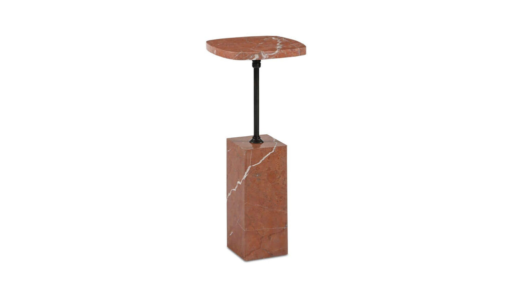 Stone-Top Caro Side Table