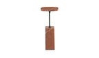 Stone-Top Caro Side Table - Rosso Alicante Marble