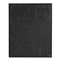 Haiku wall art by Renwil, canvas, black frame