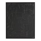Haiku wall art by Renwil, canvas, black frame
