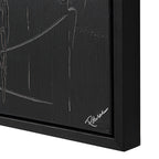 Haiku wall art by Renwil, canvas, black frame