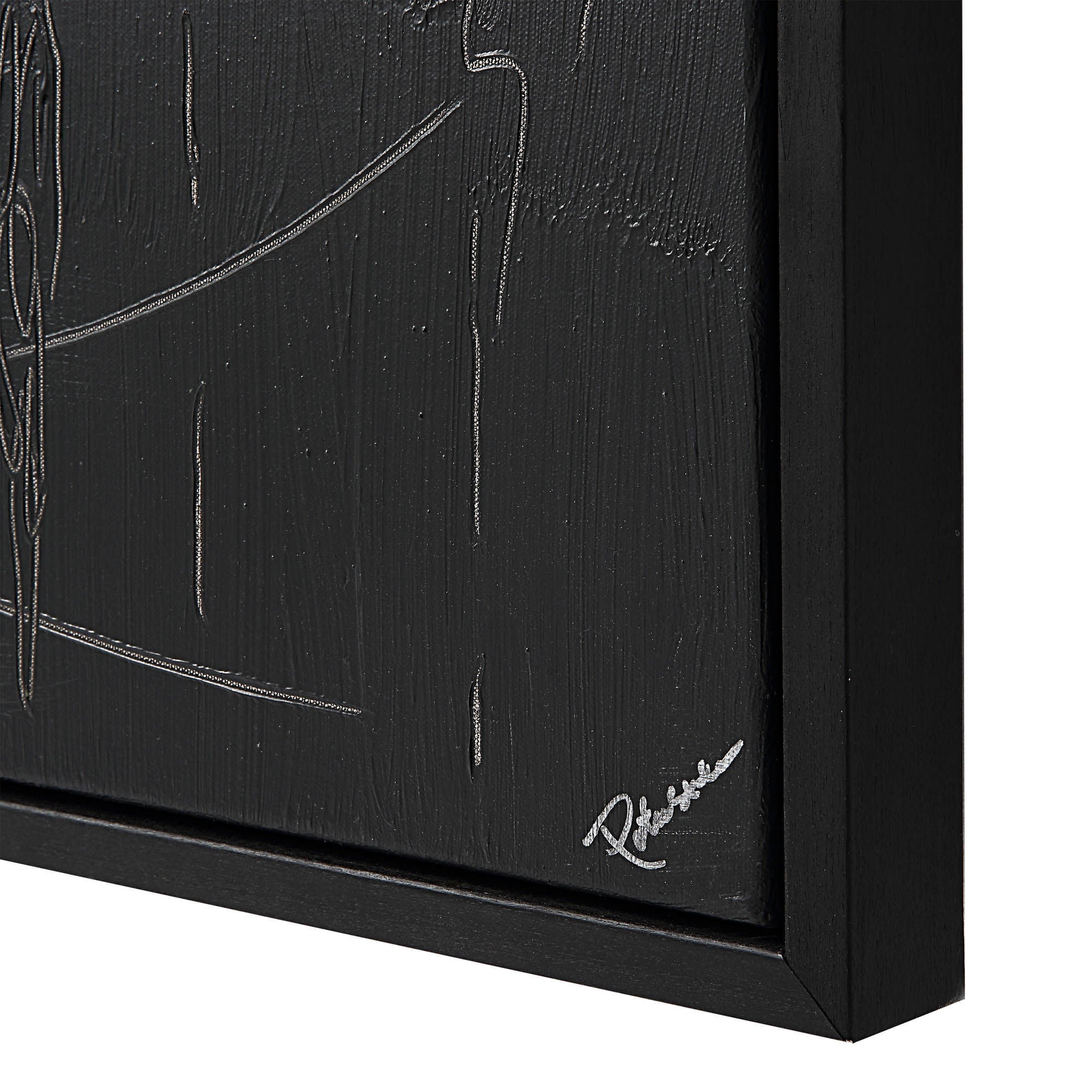 Haiku wall art by Renwil, canvas, black frame