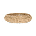 Harding bowl by Moe's Home Collection, hand-woven natural rattan, cane