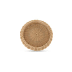 Harding bowl by Moe's Home Collection, hand-woven natural rattan, cane