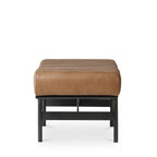 Harrison bench by Moe's Home Collection, upholstered performance fabric, tan