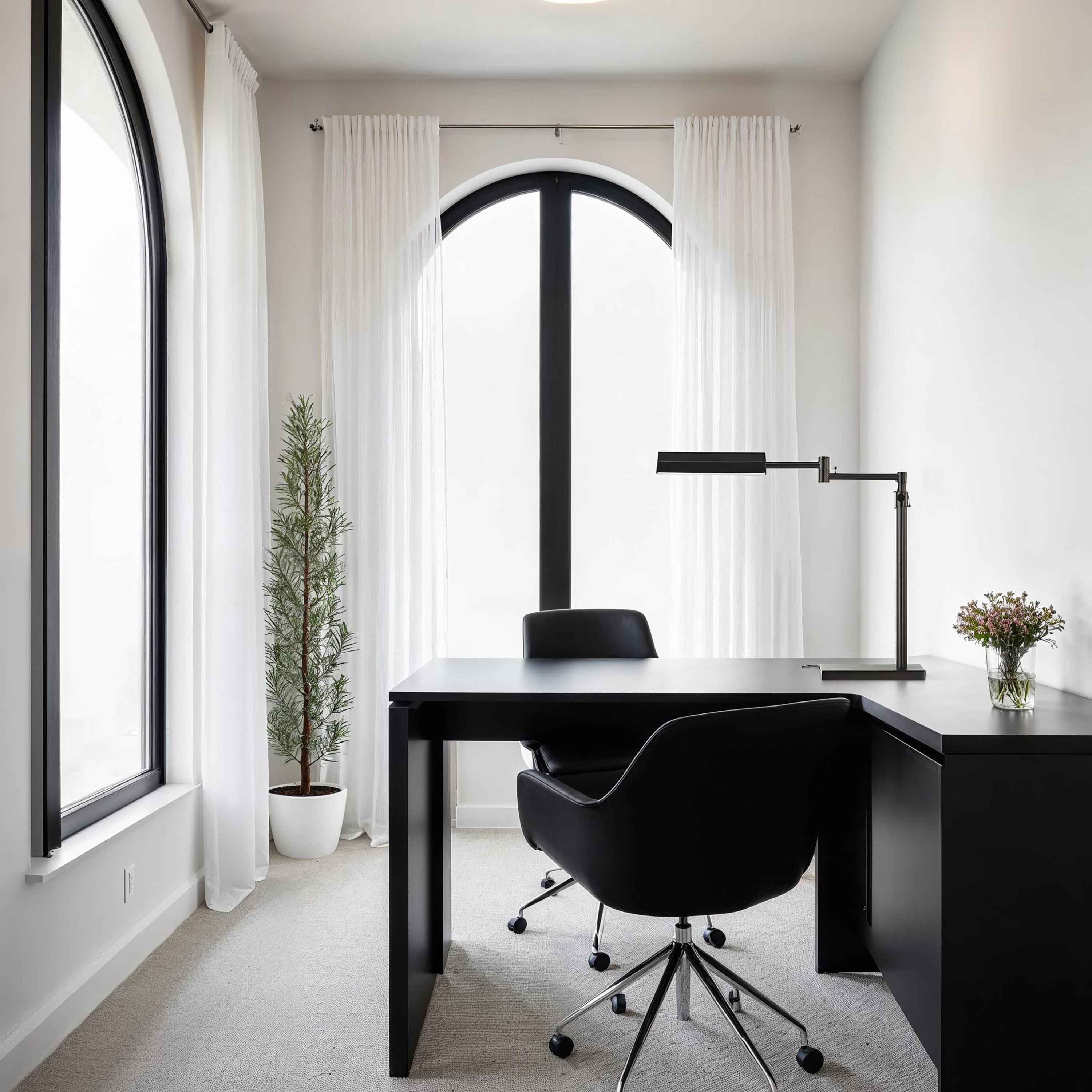 Haylee table lamp by Renwil, iron, dark bronze finish