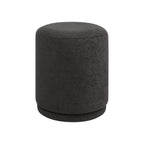Hevea ottoman by Renwil, chenille, dark brown finish