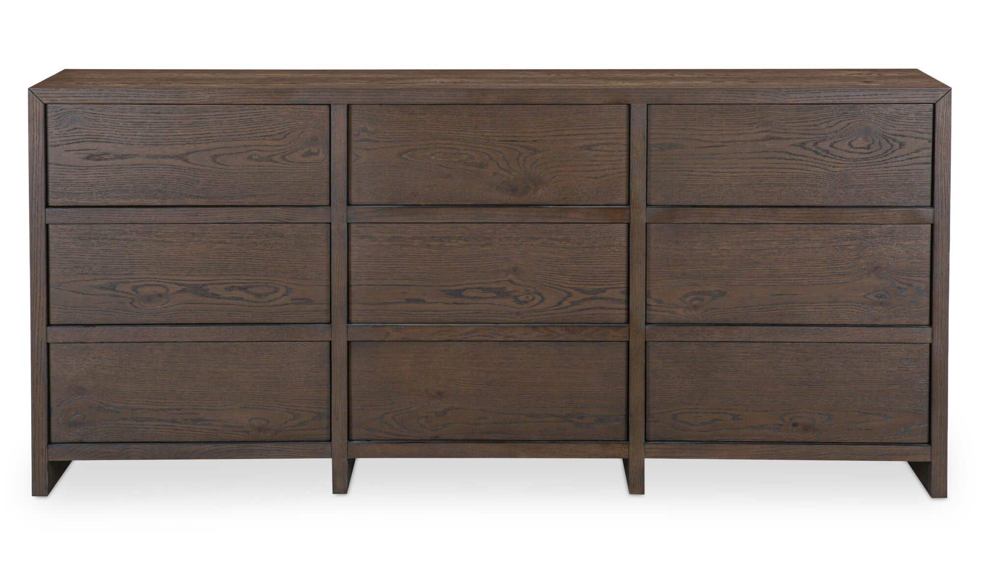 Jenson 9 Drawer Dresser Brown